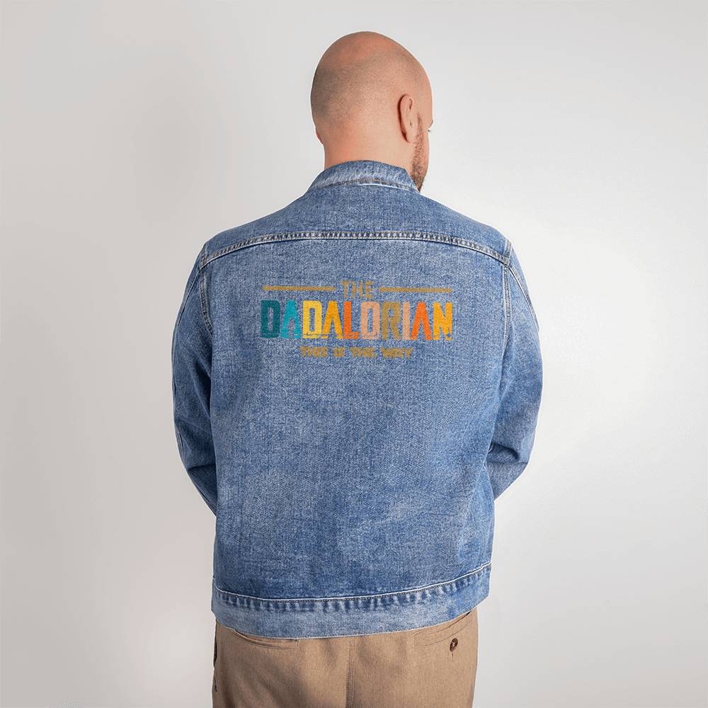 Dadalorian Men's DTG Denim Jacket
