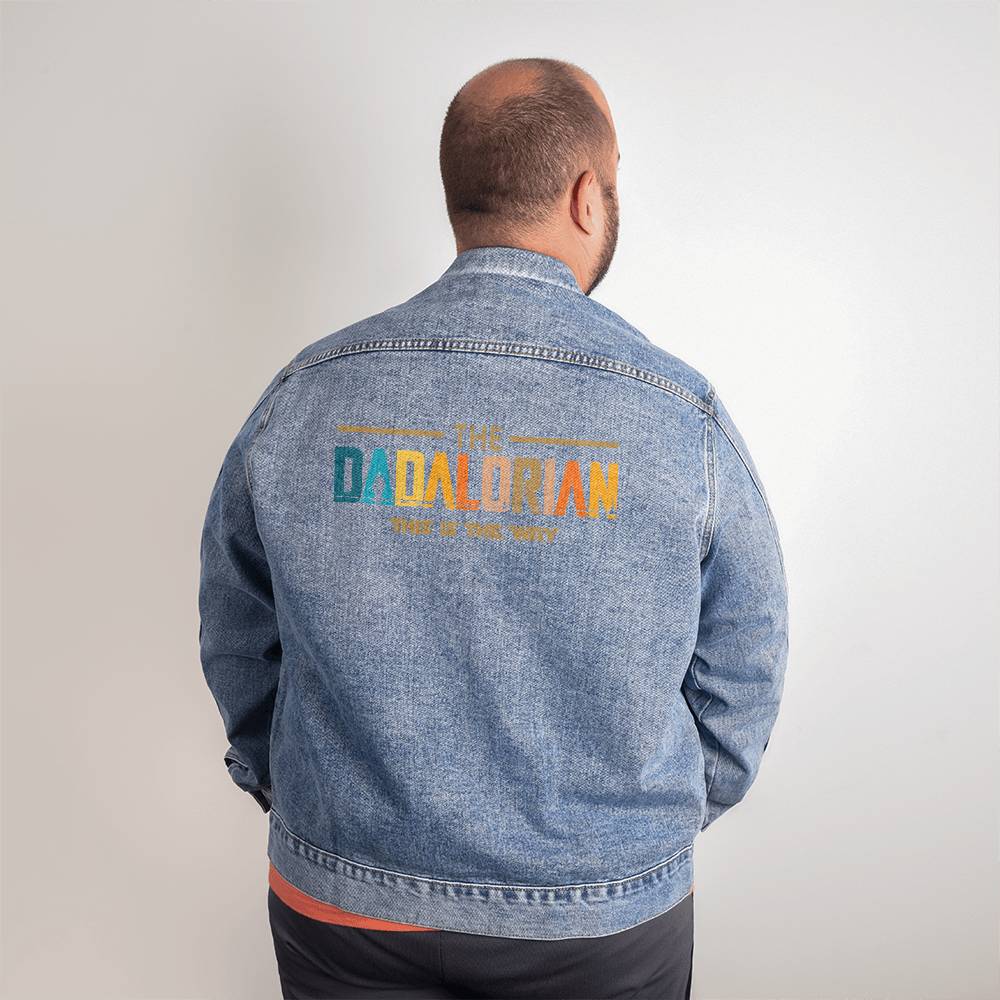 Dadalorian Men's DTG Denim Jacket