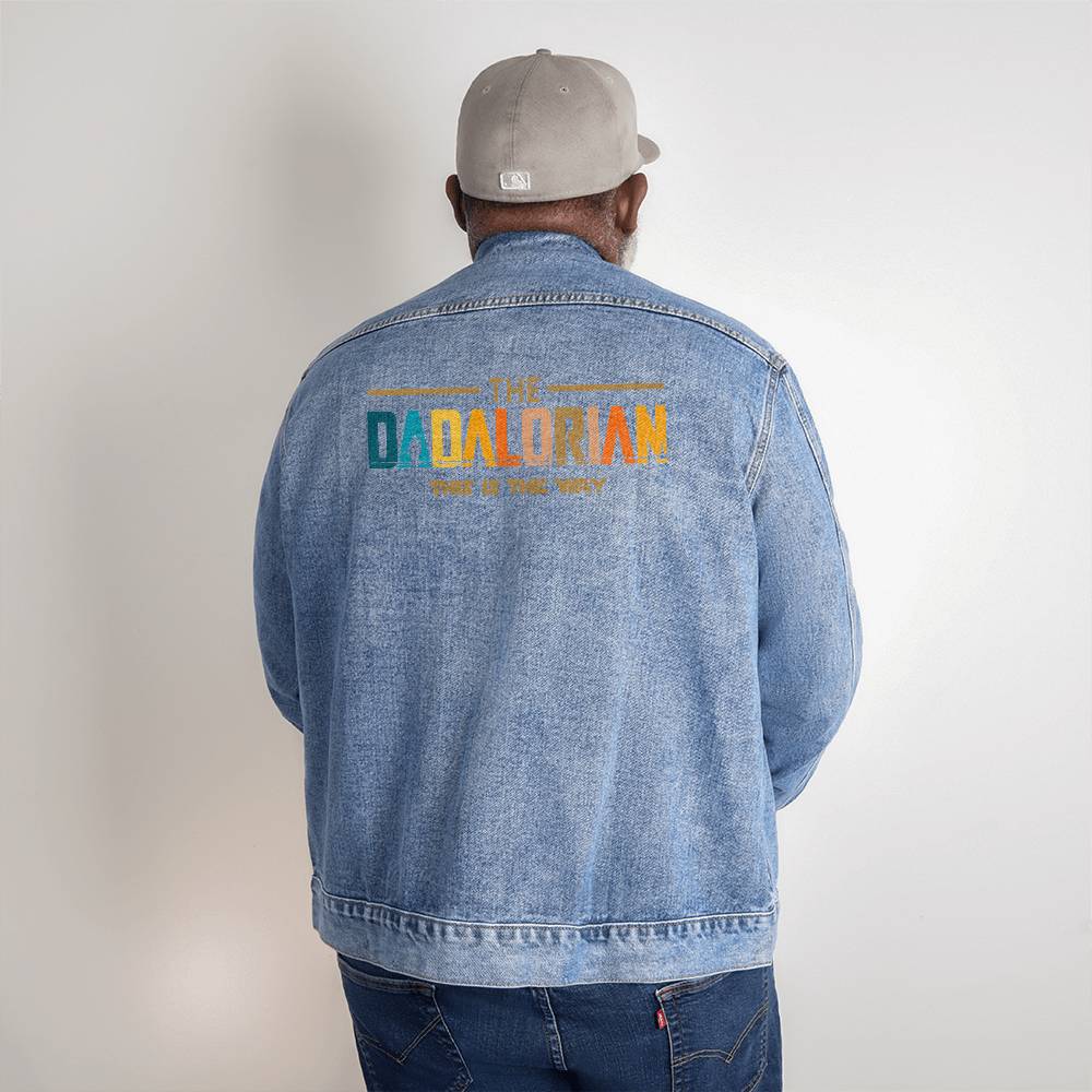 Dadalorian Men's DTG Denim Jacket