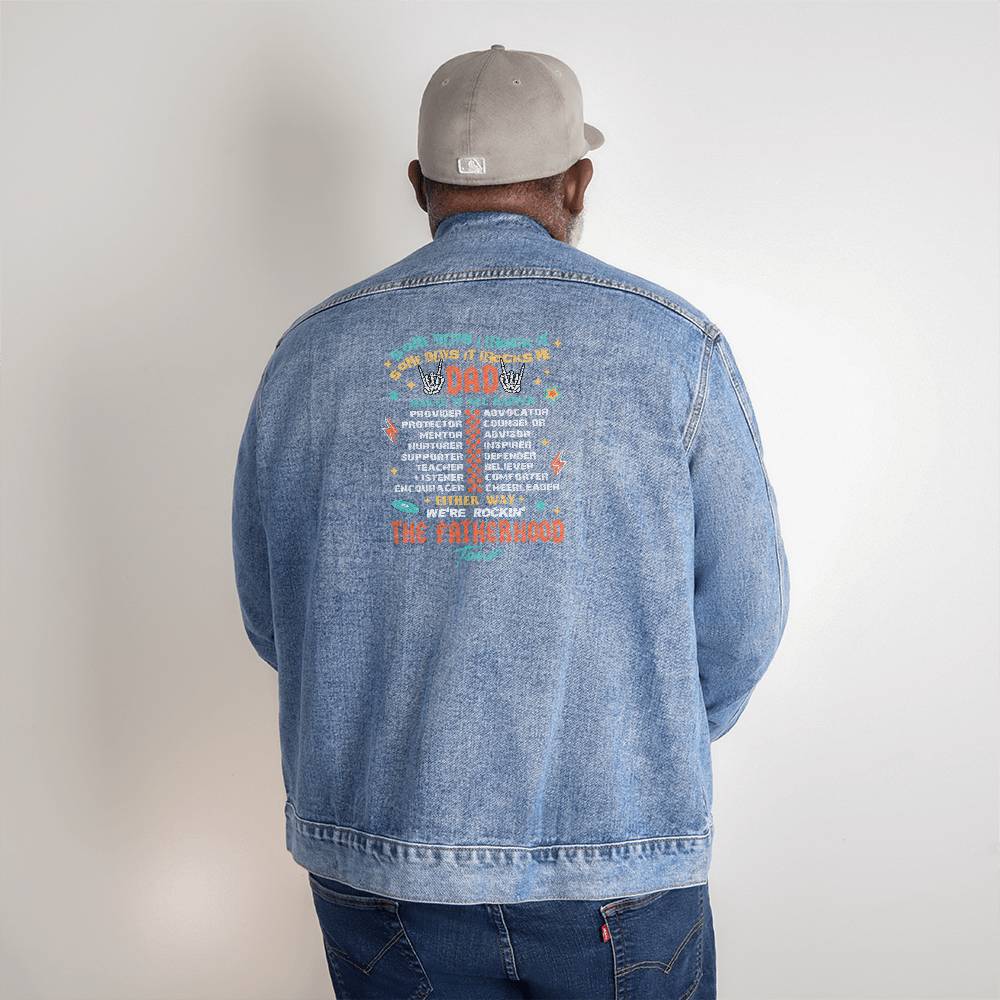 Custom The Fatherhood Tour Men's DTG Denim Jacket