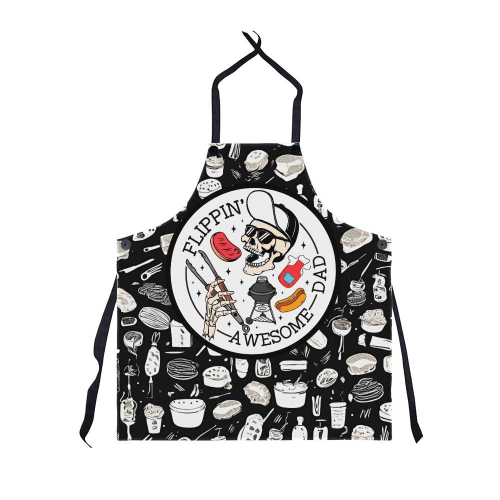 Flipping Awesome Dad BBQ Apron