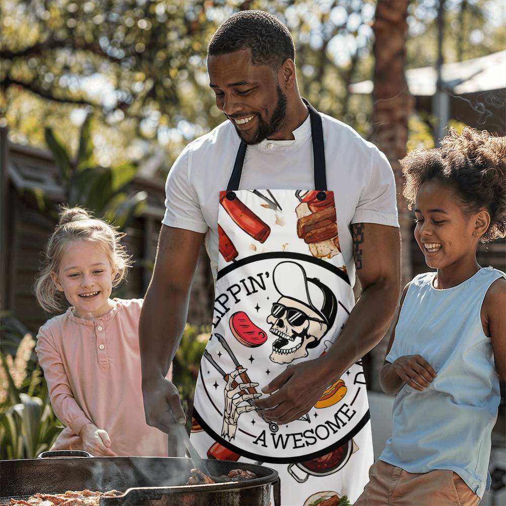 Flipping Awesome Dad Apron