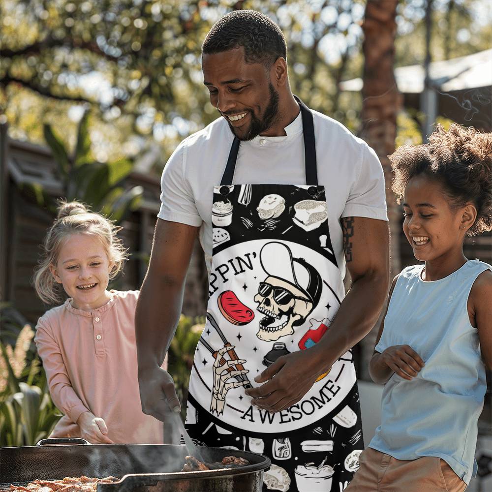 Flipping Awesome Dad BBQ Apron