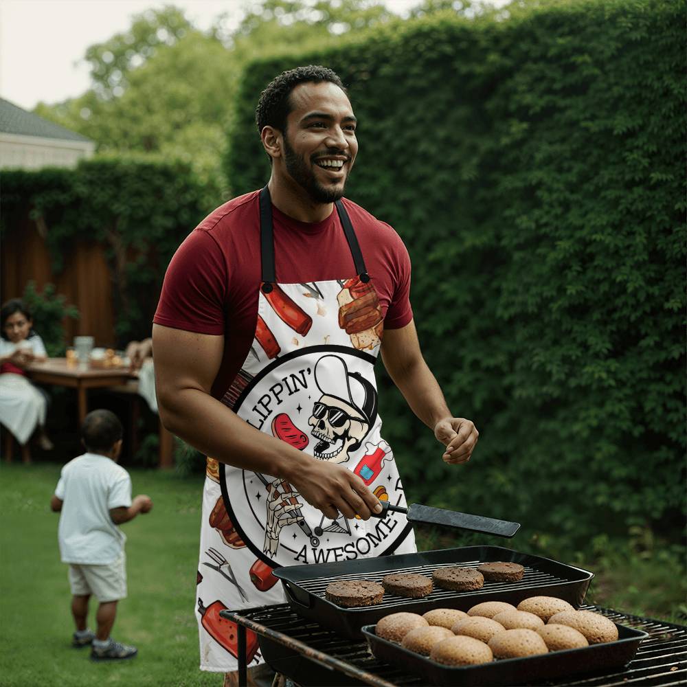Flipping Awesome Dad Apron