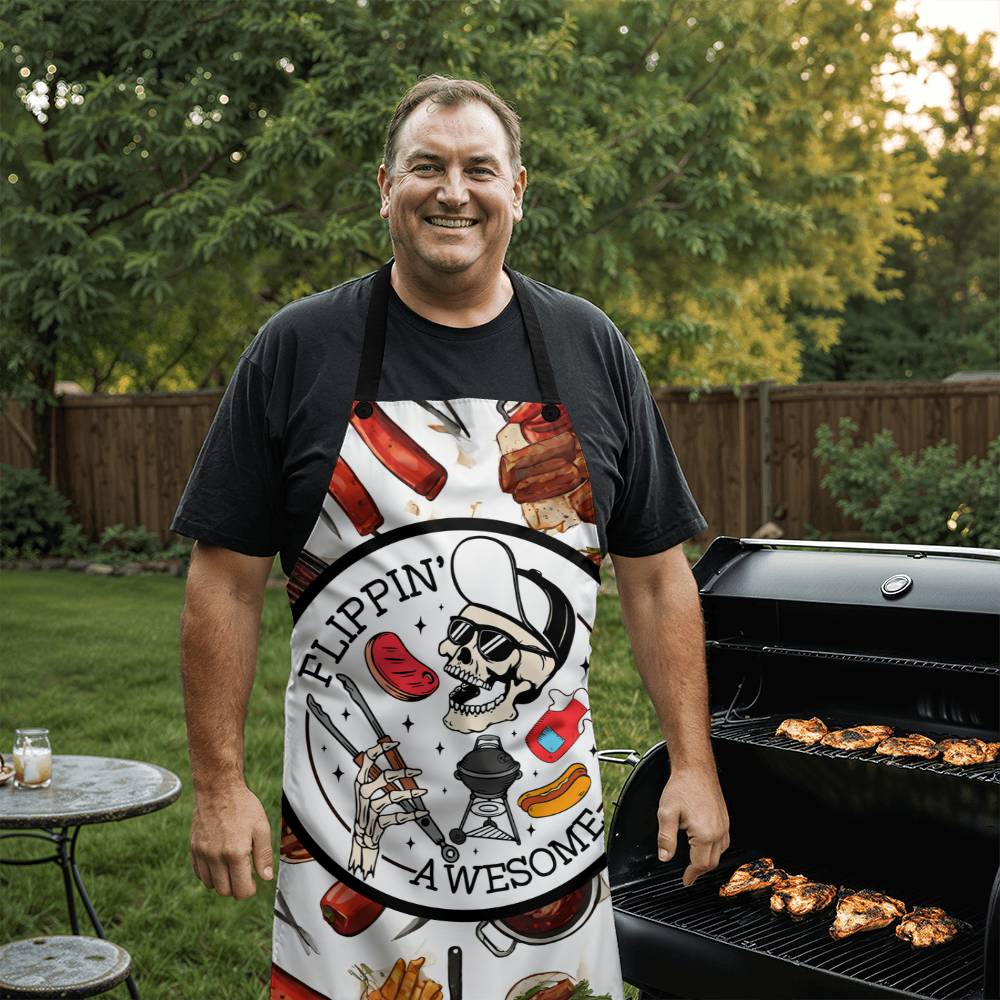 Flipping Awesome Dad Apron