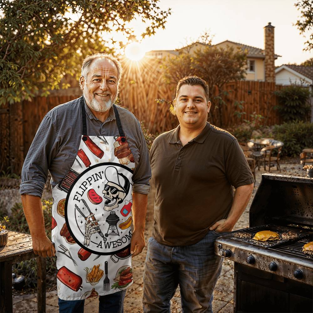 Flipping Awesome Dad Apron