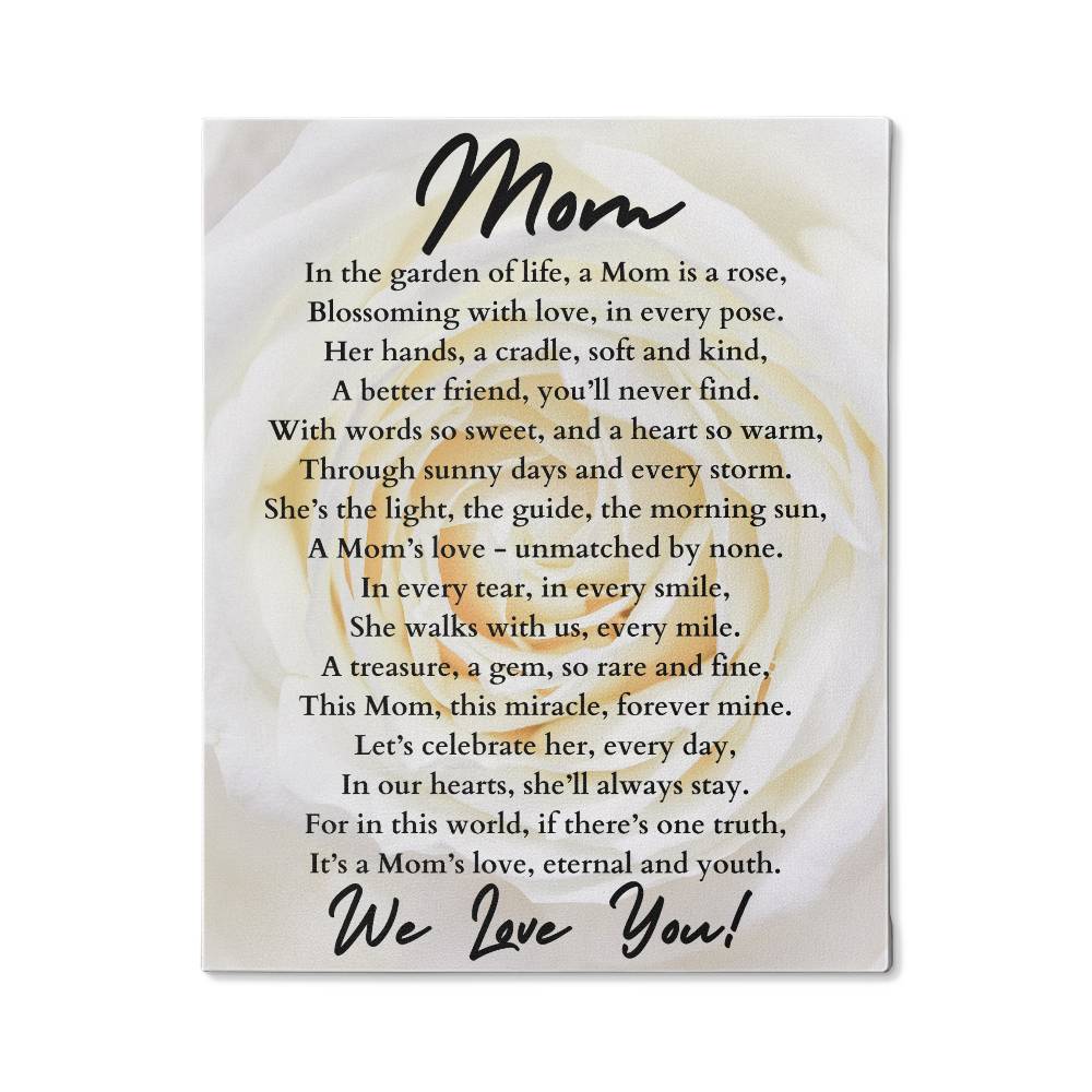 Mom Poem Gallery Wrapped Canvas
