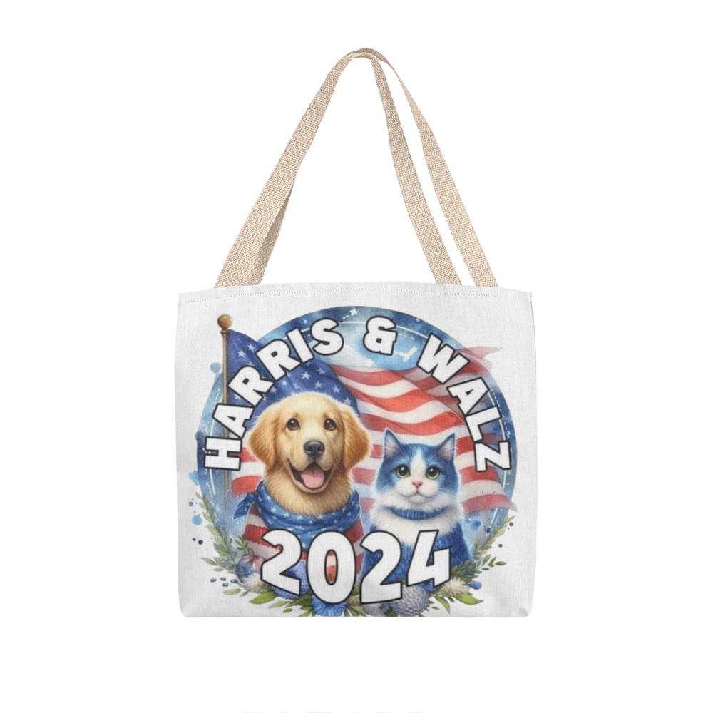 Cat & Dog Harris Walz Election Classic Tote Bag