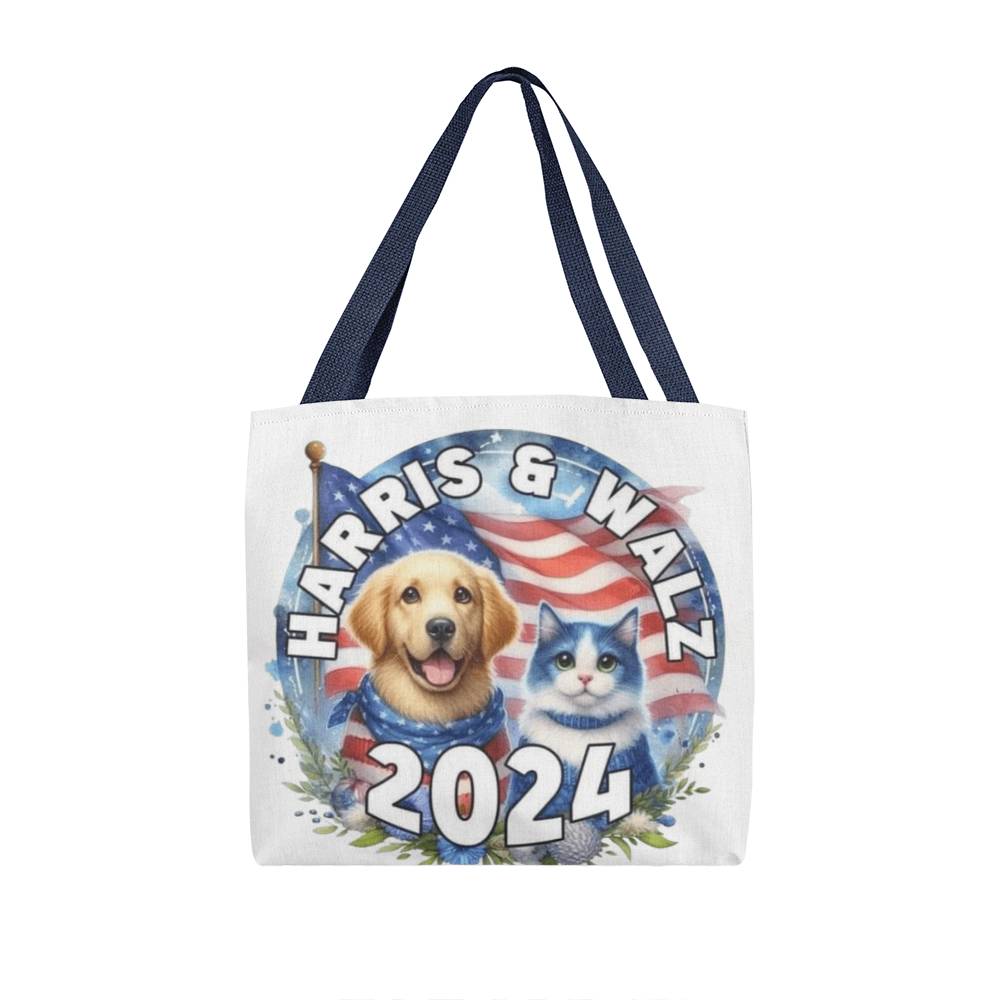 Cat & Dog Harris Walz Election Classic Tote Bag