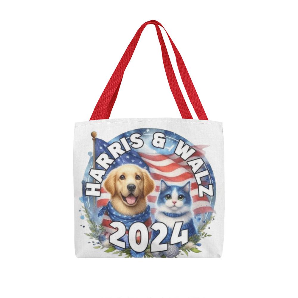 Cat & Dog Harris Walz Election Classic Tote Bag