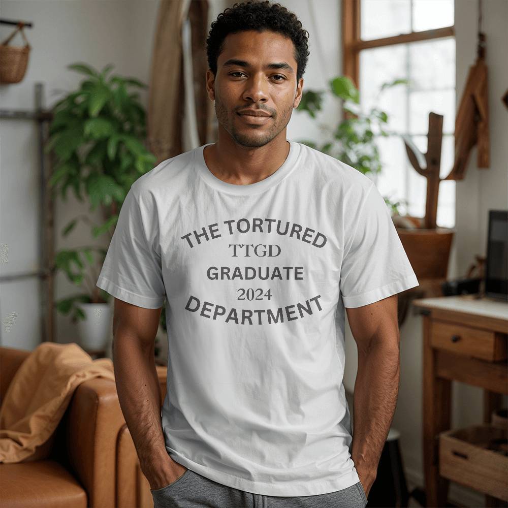 The Tortured Graduate 2024 Department Bella + Canvas 3001 Jersey Tee Bella + Canvas 3001