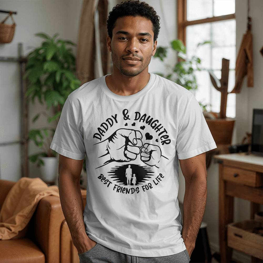 Daddy & Daughter Best Friends For Life Tee Bella + Canvas 300
