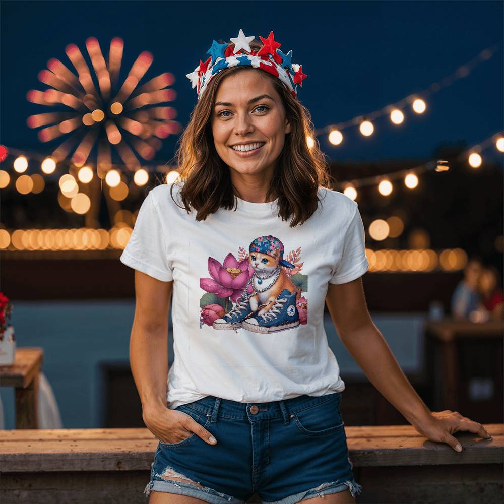 Chucks & Pearls Kitty Harris Election Bella + Canvas Jersey Tee,