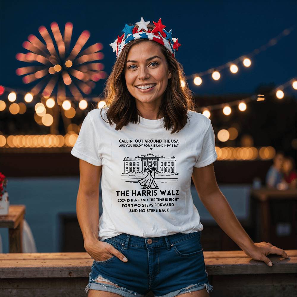 The Harris Walz Beat Election Bella + Canvas Jersey Tee