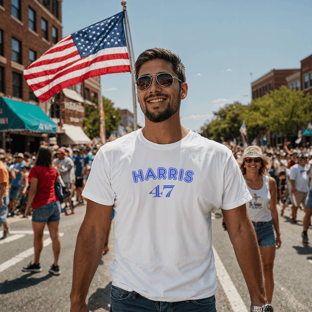 Harris 47 Election Bella + Canvas 3001 Jersey Tee