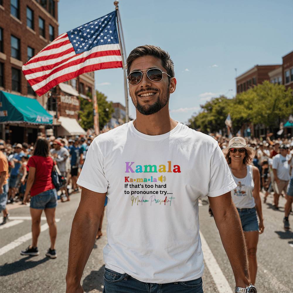 Kamala Madam President Election Bella + Canvas Jersey Tee