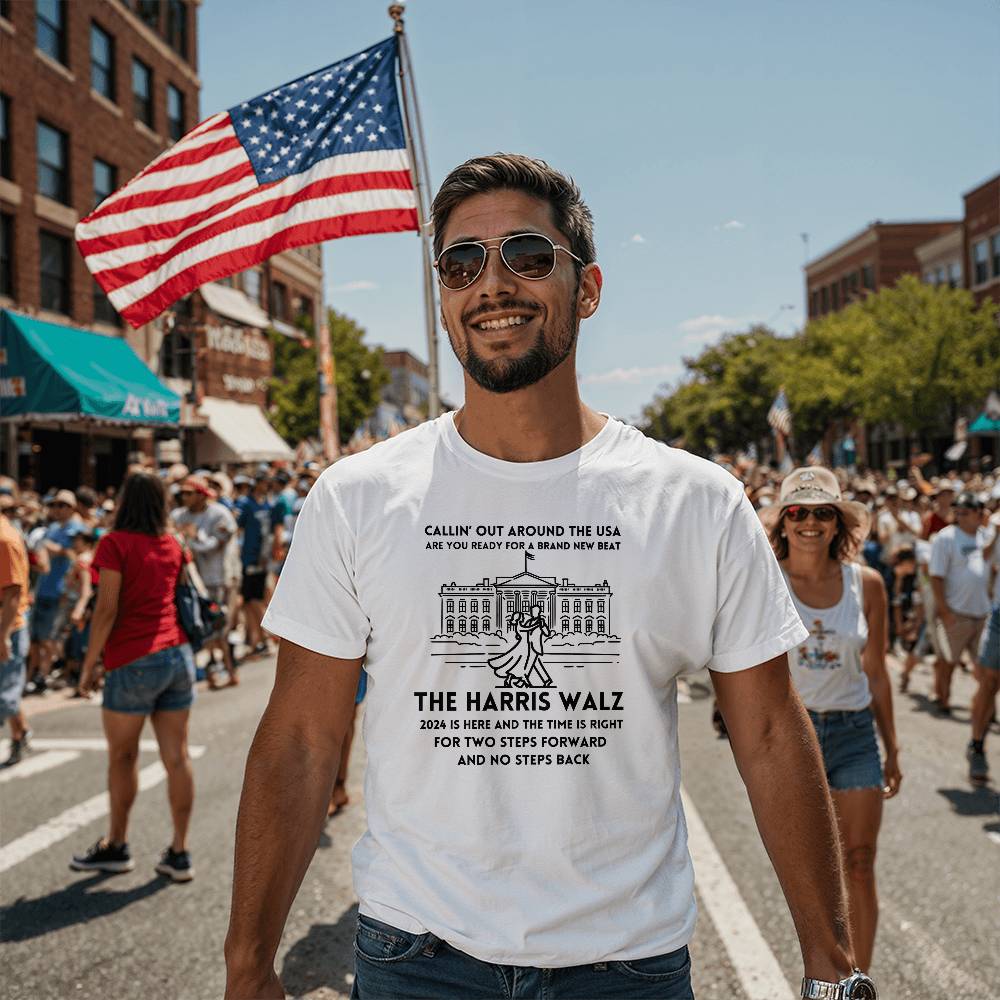 The Harris Walz Beat Election Bella + Canvas Jersey Tee