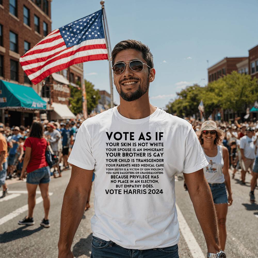 VOTE HARRIS Election 2024 Bella + Canvas Jersey Tee
