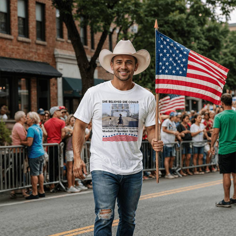 Madam President Harris Election Bella + Canvas Jersey Tee