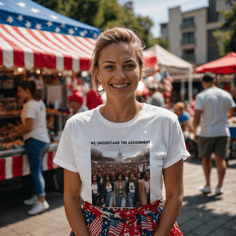 We Understand The Assignment Election Bella + Canvas Jersey Tee