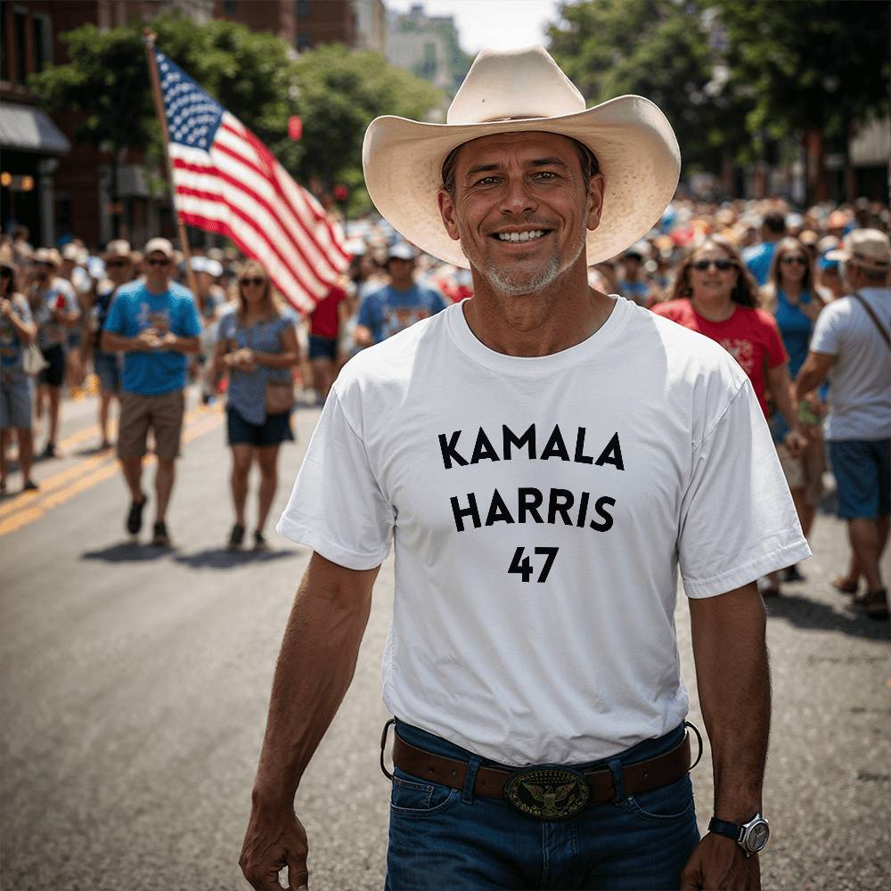 Kamala Harris 47 Election Bella + Canvas Jersey Tee