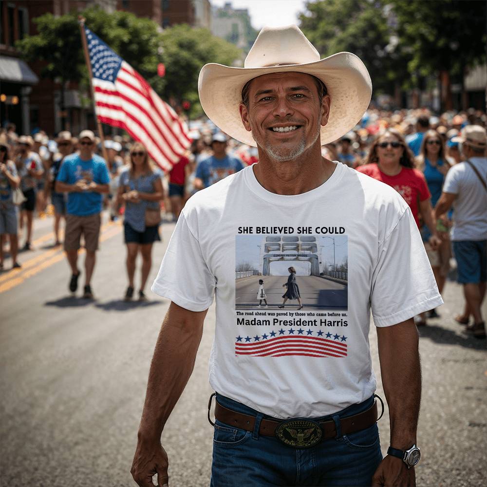 Madam President Harris Election Bella + Canvas Jersey Tee