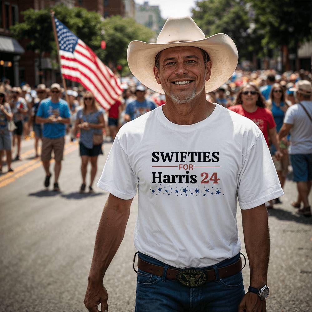 Swifties for Harris Election 24 Bella + Canvas Jersey Tee