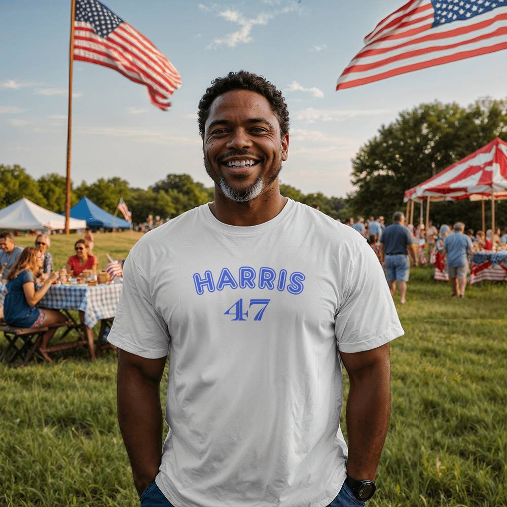 Harris 47 Election Bella + Canvas 3001 Jersey Tee