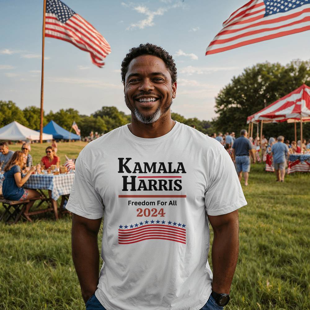 Harris For Freedom Election Bella + Canvas Jersey Tee