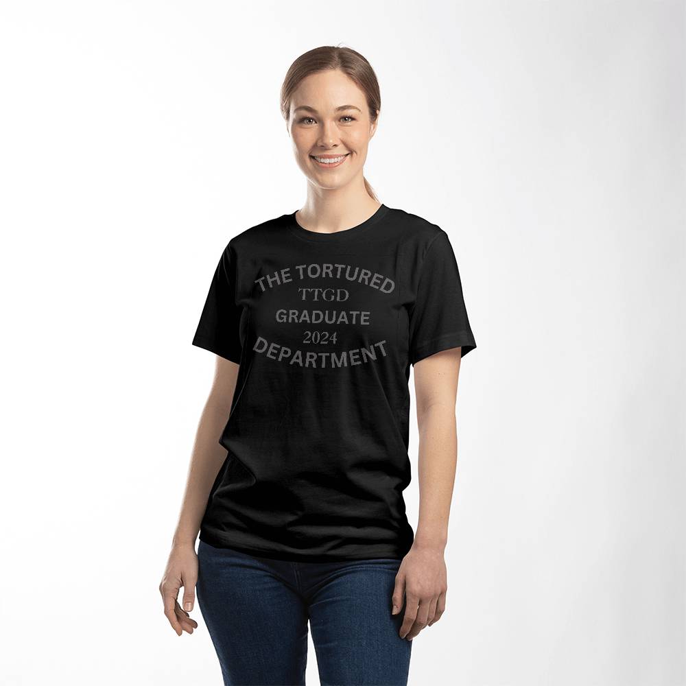 The Tortured Graduate 2024 Department Bella + Canvas 3001 Jersey Tee Bella + Canvas 3001