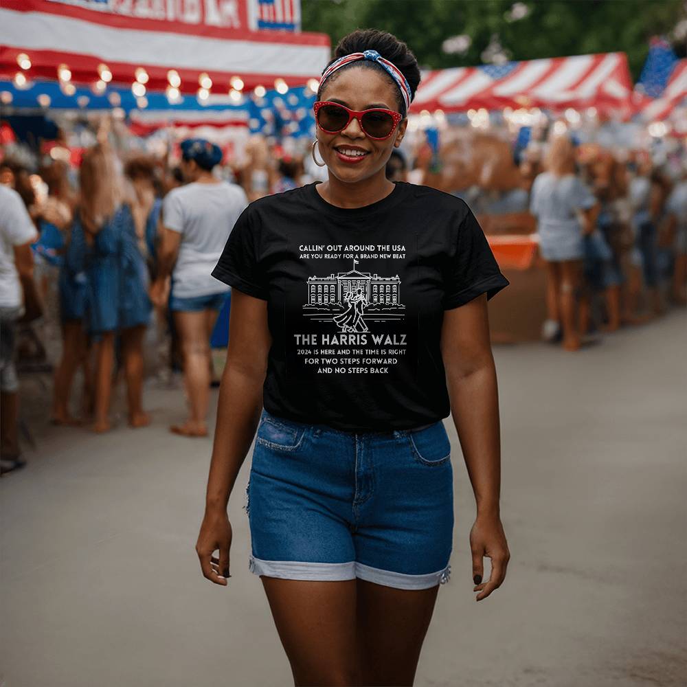 The Harris Walz Beat Election Bella + Canvas Jersey Tee