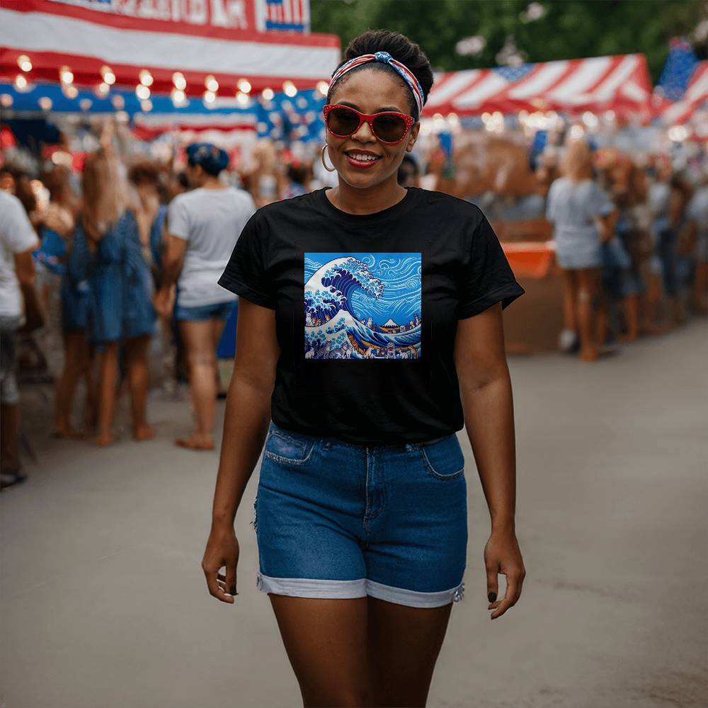 Cats & Dogs Blue Wave Election Bella + Canvas Jersey Tee
