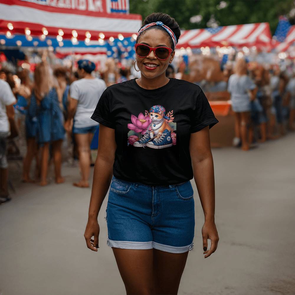 Chucks & Pearls Kitty Harris Election Bella + Canvas Jersey Tee,