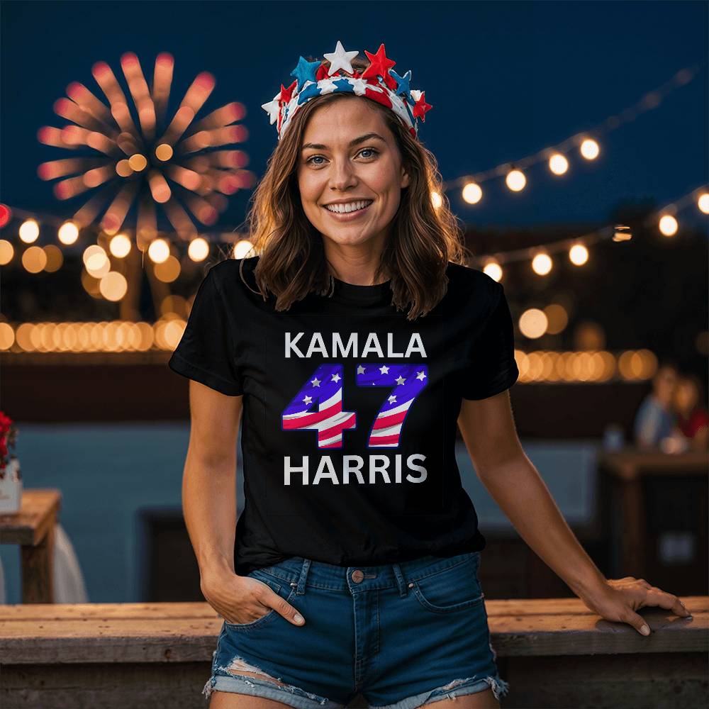 Harris 47 Election Bella + Canvas Jersey Tee