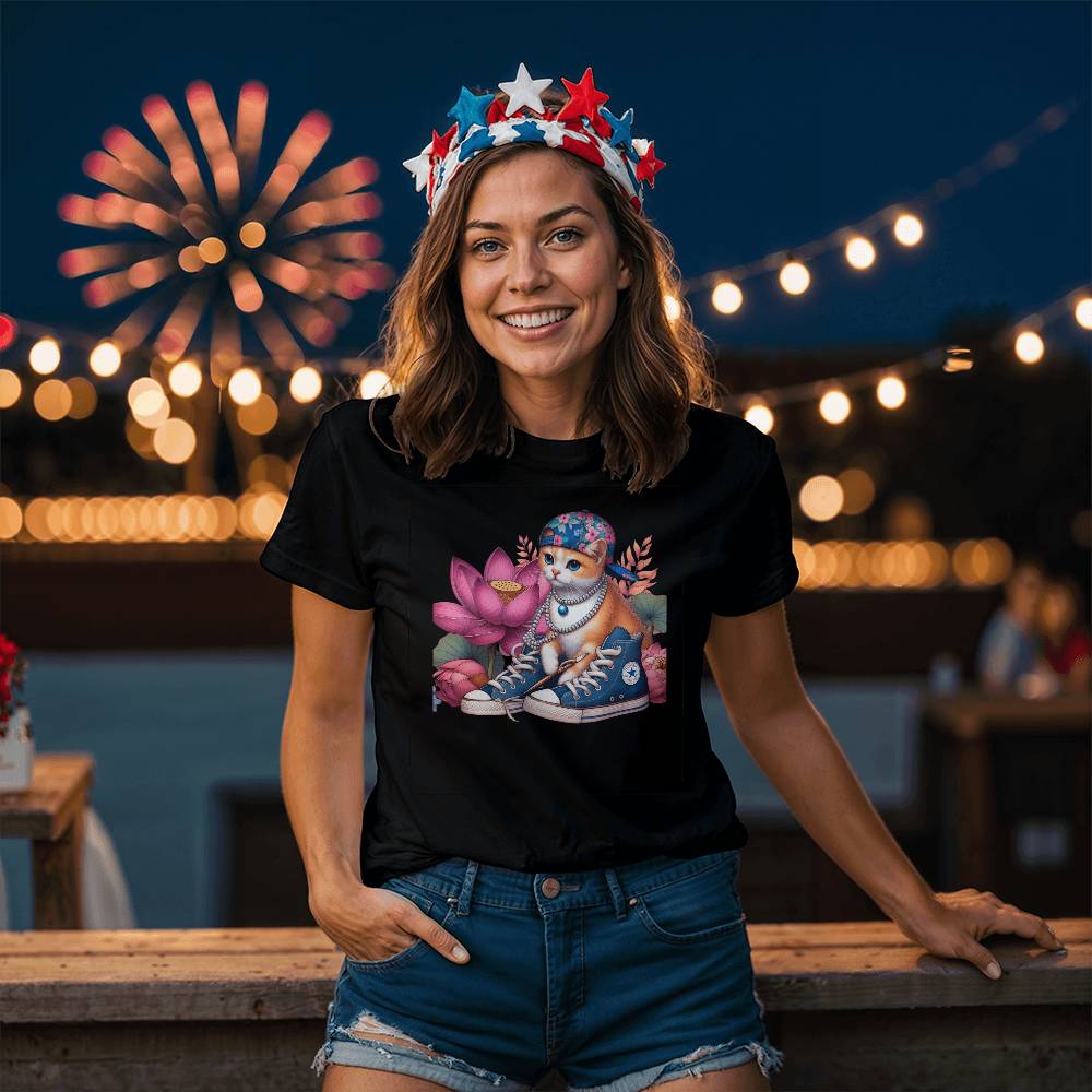 Chucks & Pearls Kitty Harris Election Bella + Canvas Jersey Tee,