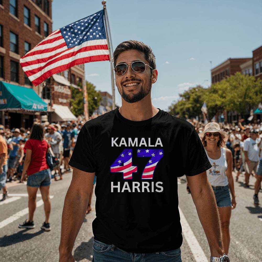 Harris 47 Election Bella + Canvas Jersey Tee