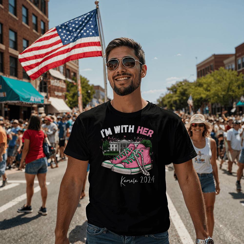 I'm With Her Harris Election Bella + Canvas Jersey Tee