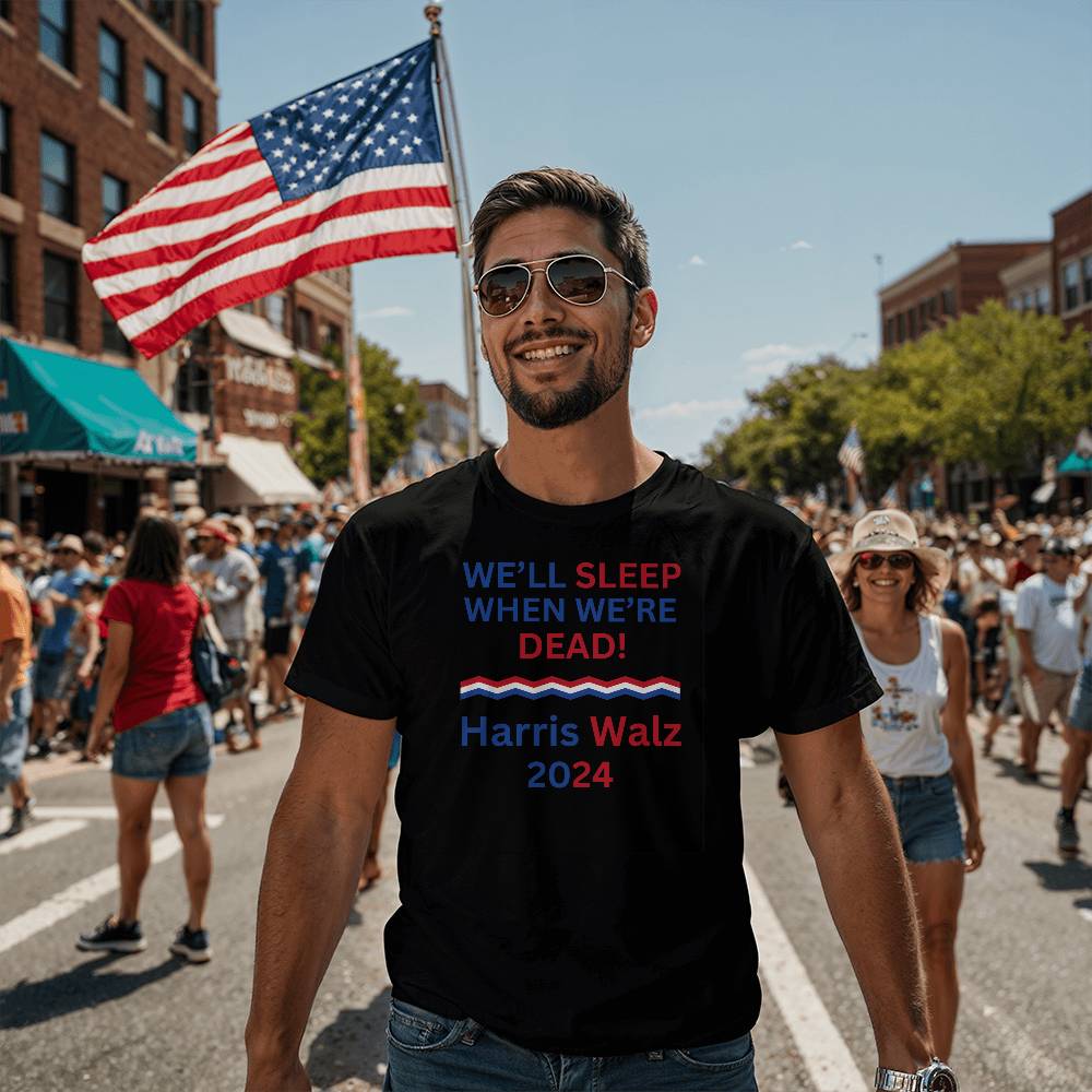 Harris Walz 2024 Election Bella + Canvas Jersey Tee