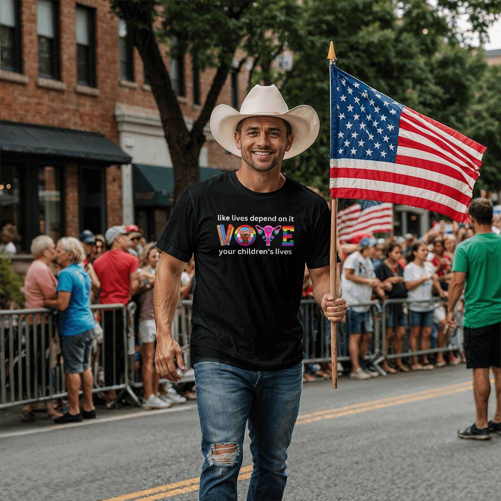 VOTE Harris Election Bella + Canvas Jersey Tee