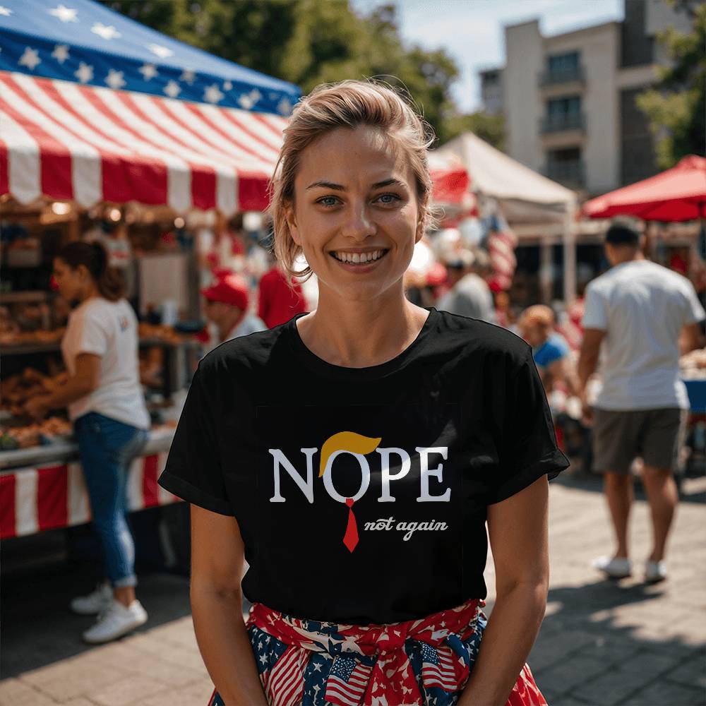 NOPE Election Bella + Canvas Jersey Tee