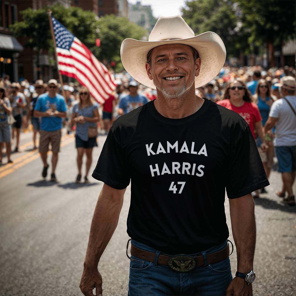 Kamala Harris 47 Election Bella + Canvas Jersey Tee
