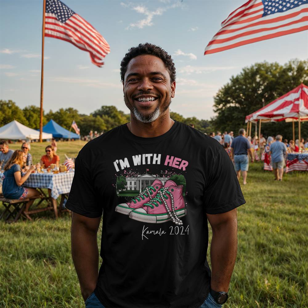 I'm With Her Harris Election Bella + Canvas Jersey Tee