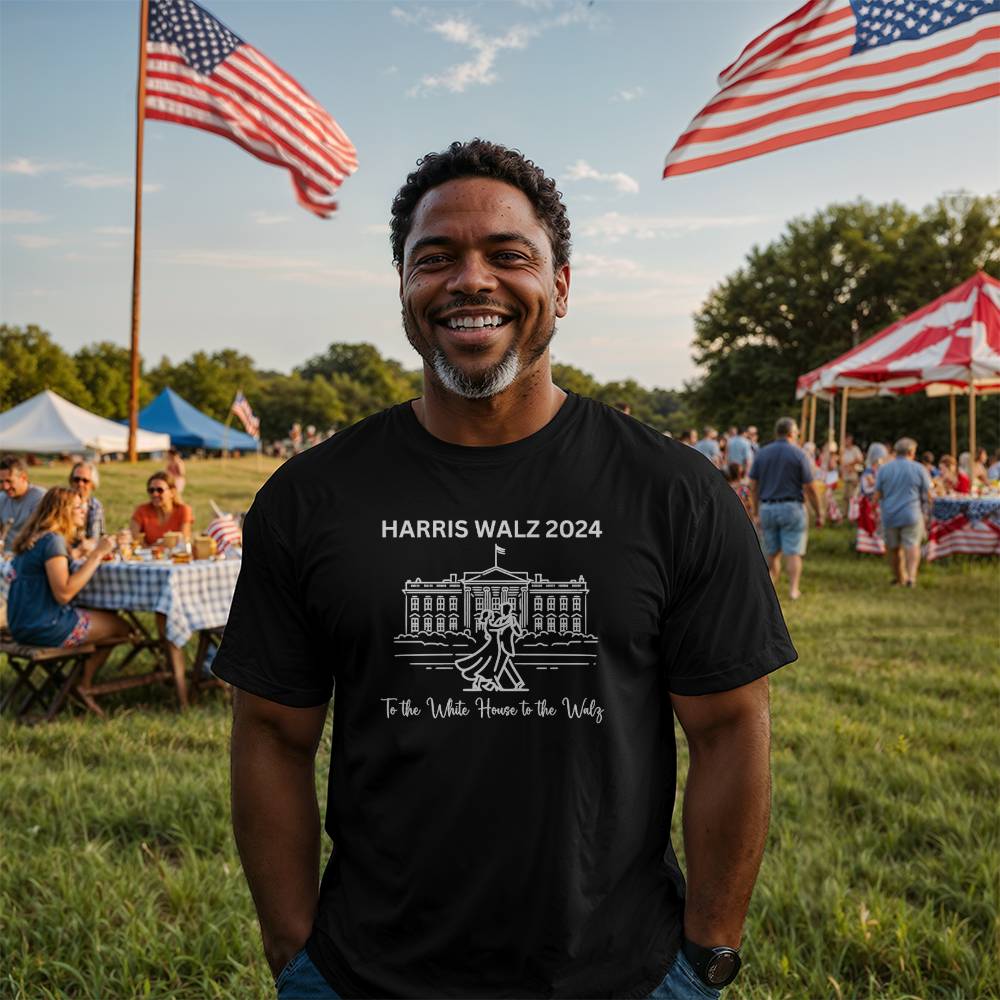 Harris Walz 2024 Election Bella + Canvas Jersey Tee