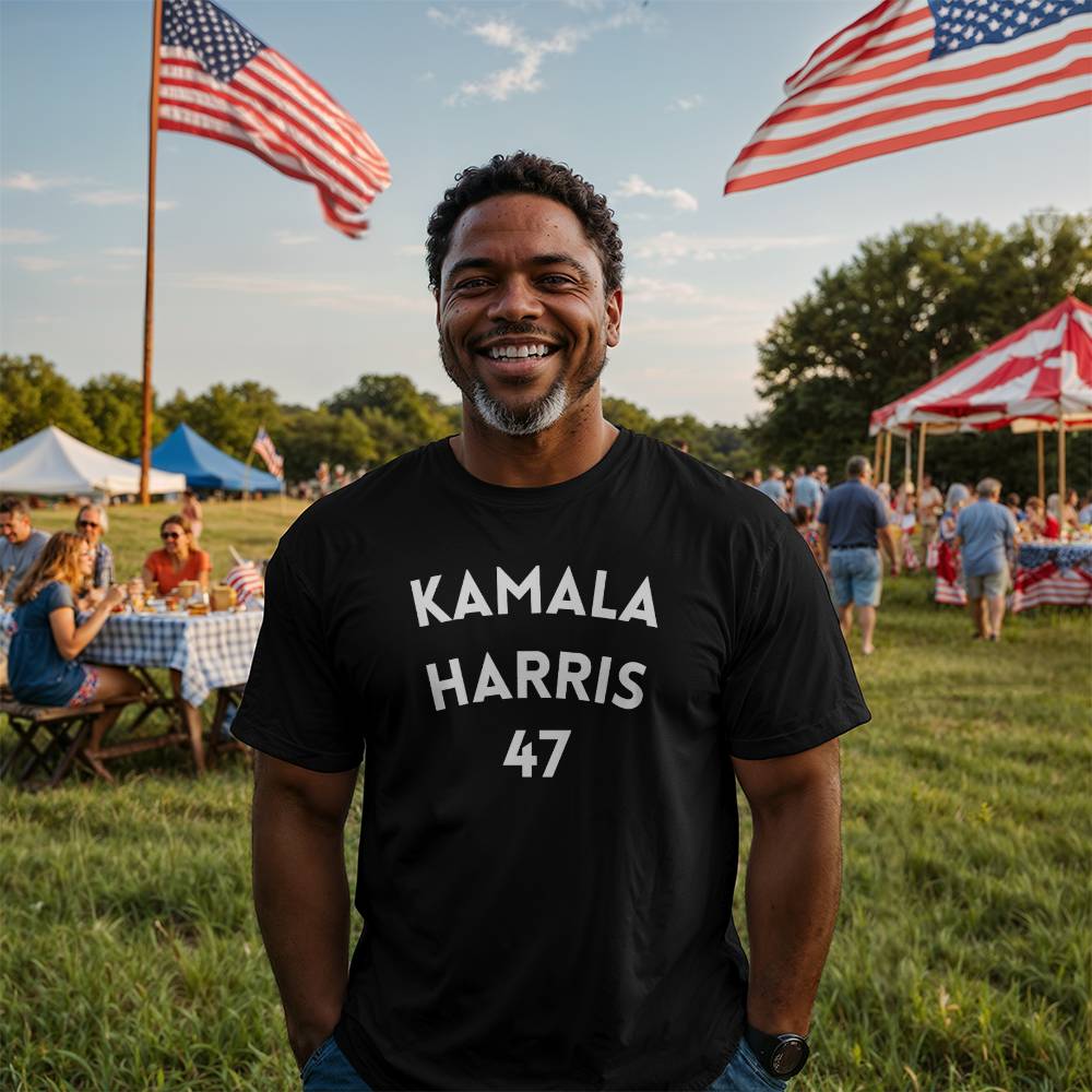 Kamala Harris 47 Election Bella + Canvas Jersey Tee