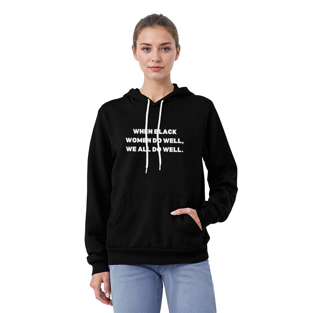 Black Women Do Election Bella + Canvas 3719 Pullover Fleece Hoodie