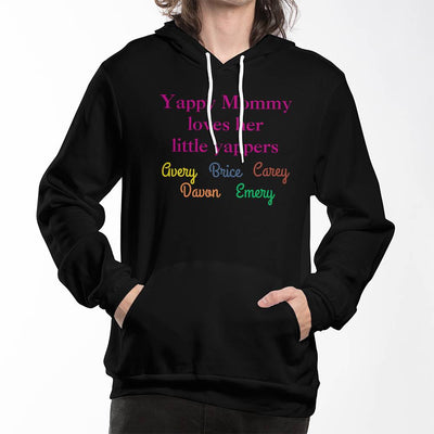 Yappy Mommy Little Yappers Pullover Fleece Hoodie Bella + Canvas 3719