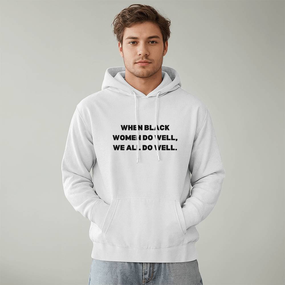Black Women Do Election Bella + Canvas 3719 Pullover Fleece Hoodie
