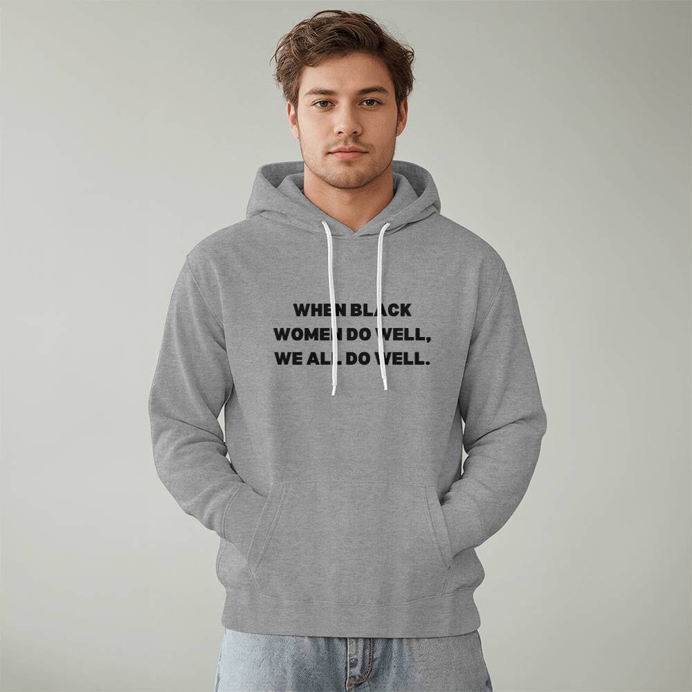 Black Women Do Election Bella + Canvas 3719 Pullover Fleece Hoodie