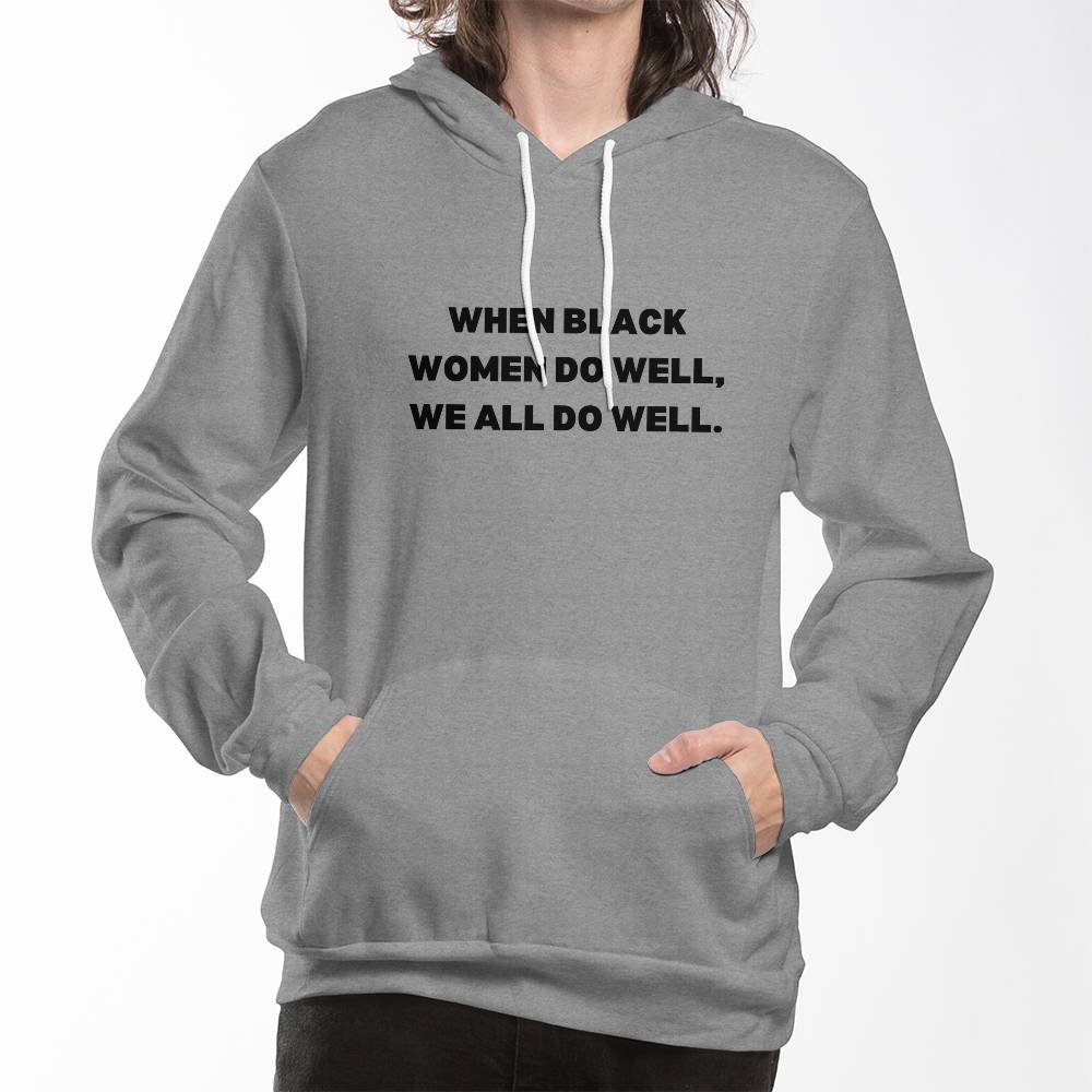 Black Women Do Election Bella + Canvas 3719 Pullover Fleece Hoodie