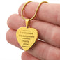 Harris Election 2024 Engraved Heart Necklace
